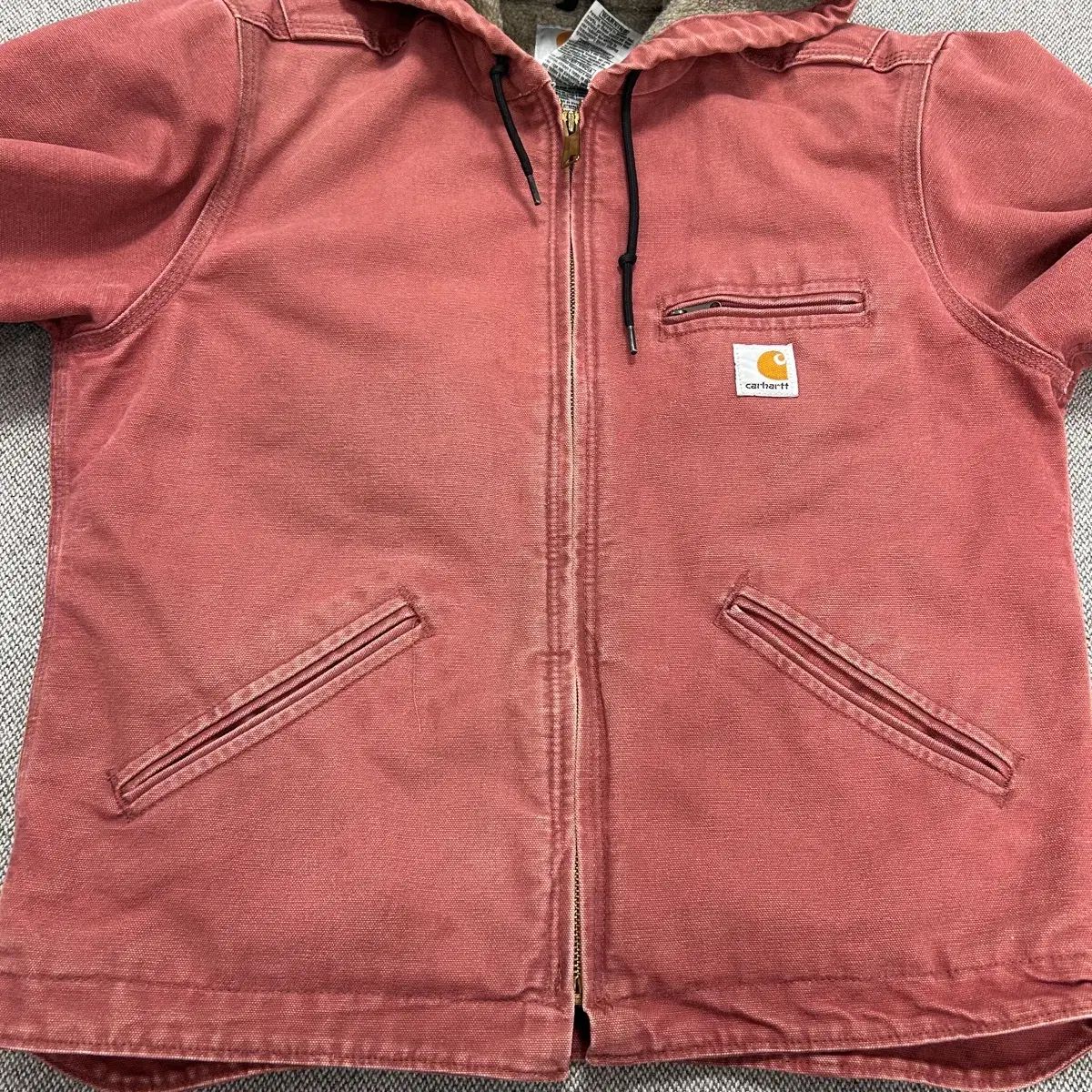 Carhartt カーハート ウィメンズ J141 サーモンピンク フード ワーク