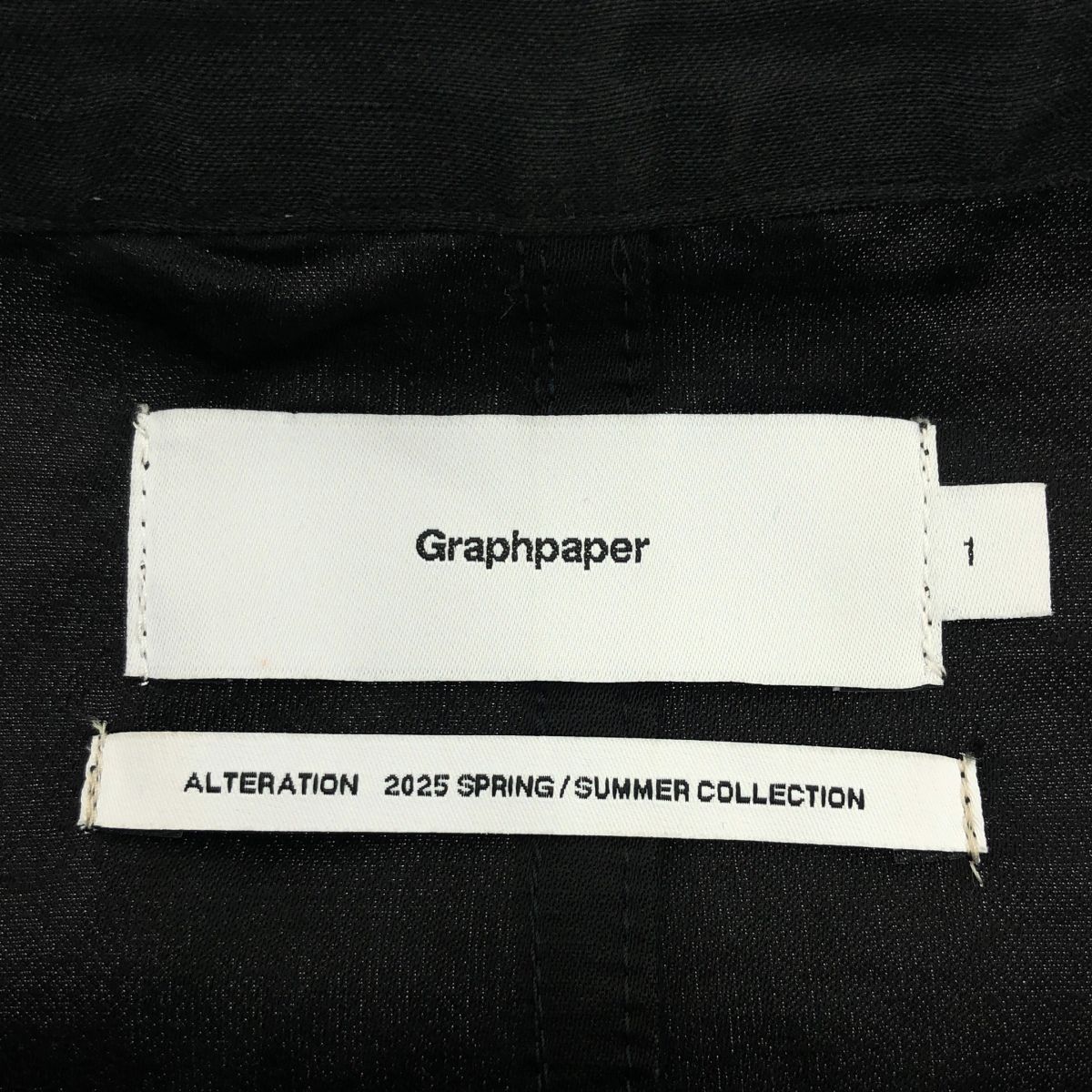 Graphpaper グラフペーパー 25SS Back Satin Linen Cupro Short Mods