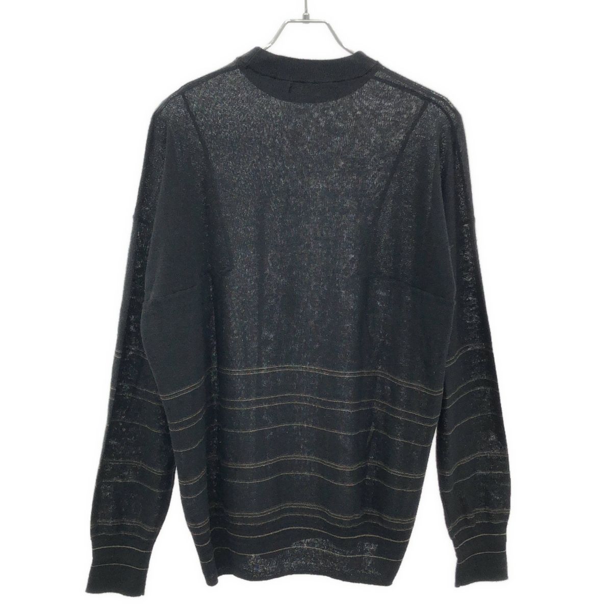 DEVOA デヴォア 24SS Pullover Knit Linen Nylon Cotton ニット 