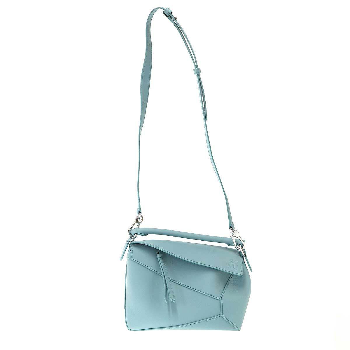 LOEWE ロエベ Puzzle Bag Small パズルバッグ スモール クラシックカーフ A510P60X41 ブルー LOEWE ロエベ Puzzle Bag Small パズルバッグ スモール クラシック