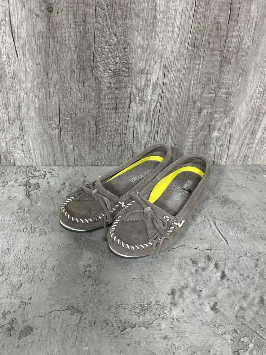 MINNETONKA ミネトンカ モカシン シューズ size22cm/薄茶 