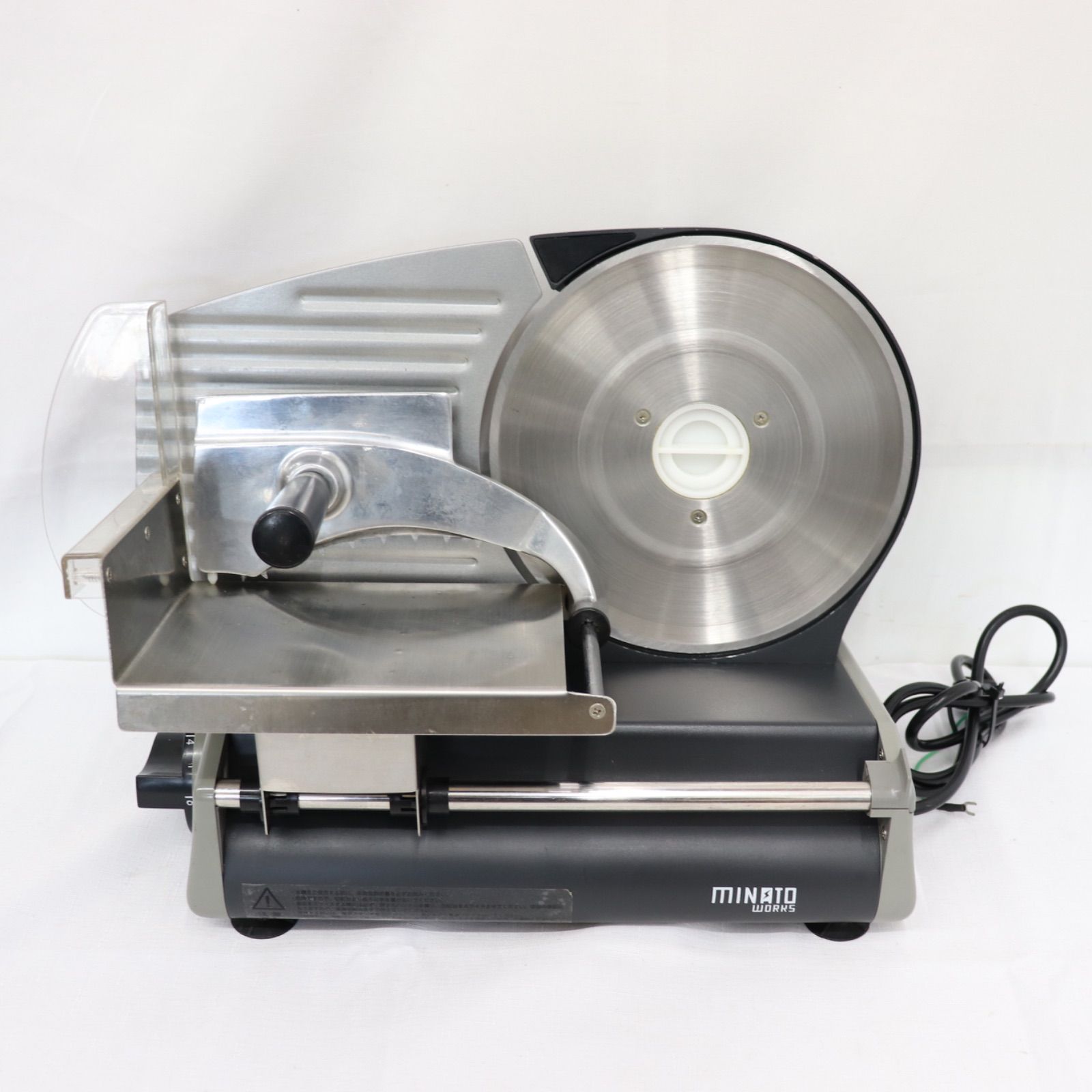 美品】minato ミナト 家庭用フードスライサー HMS-220(BK)-V2 調理器具