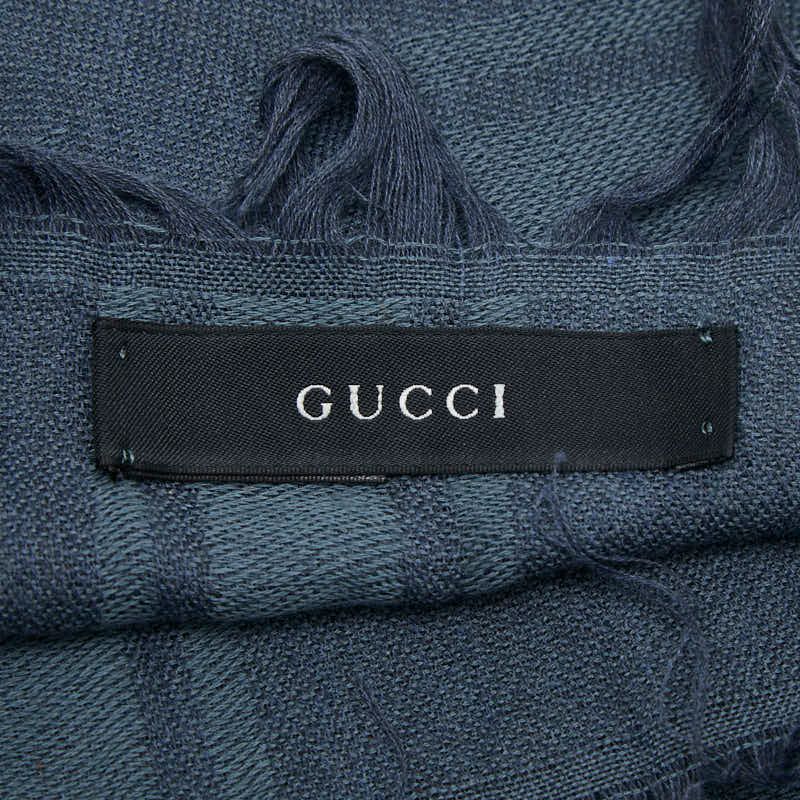 グッチ ロゴ GGパターン ディアマンテ ストール スカーフ ショール コットン レディース GUCCI 【1-0260938】 グッチ ロゴ GGパターン ディアマンテ ストール スカーフ ショール