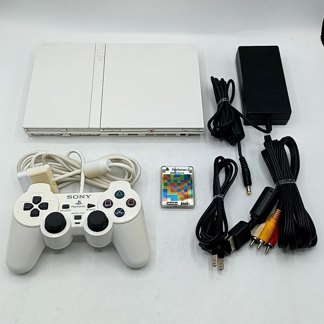 中古動作品】 PS2 薄型 SCPH-70000 ホワイト 動作確認済み