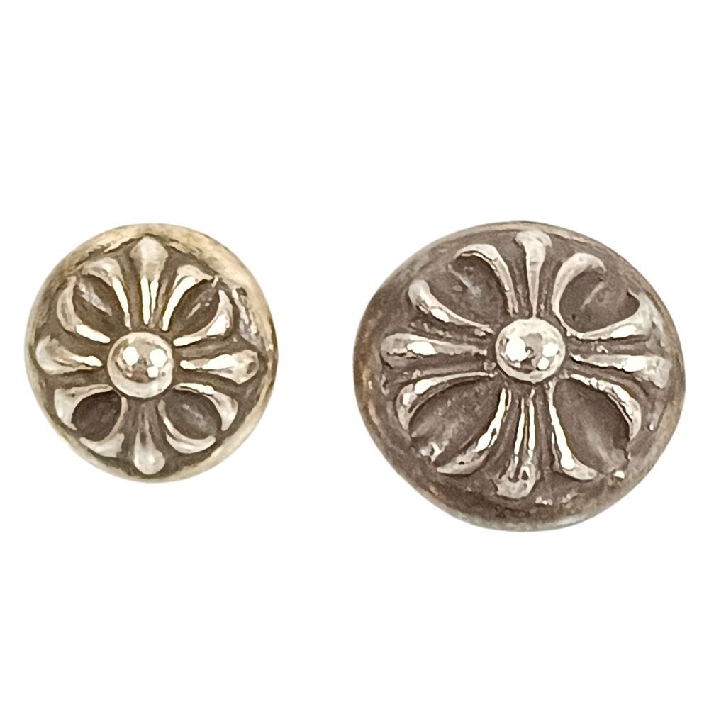 CHROME HEARTS クロムハーツ シルバー クロスボールボタン 10個セット