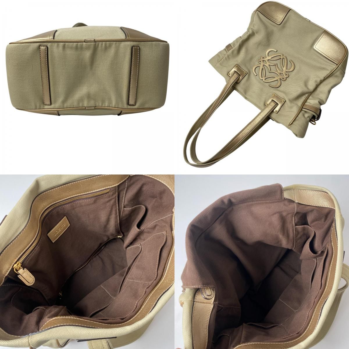 ロエベ LOEWE アナグラム 2way ショルダーバッグ トートバッグ 斜 