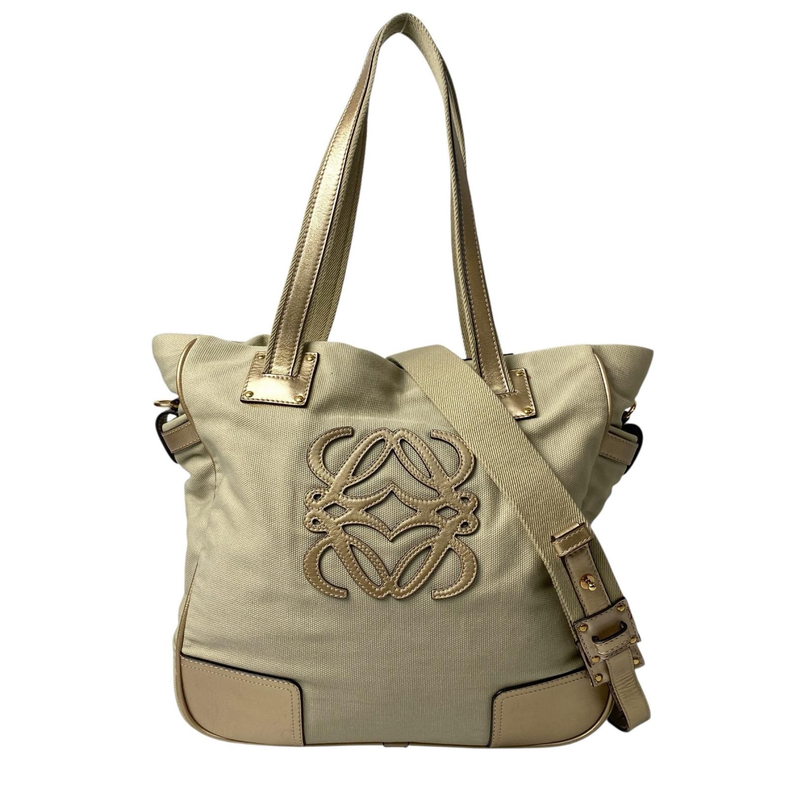 ロエベ LOEWE アナグラム 2way ショルダーバッグ トートバッグ 斜 