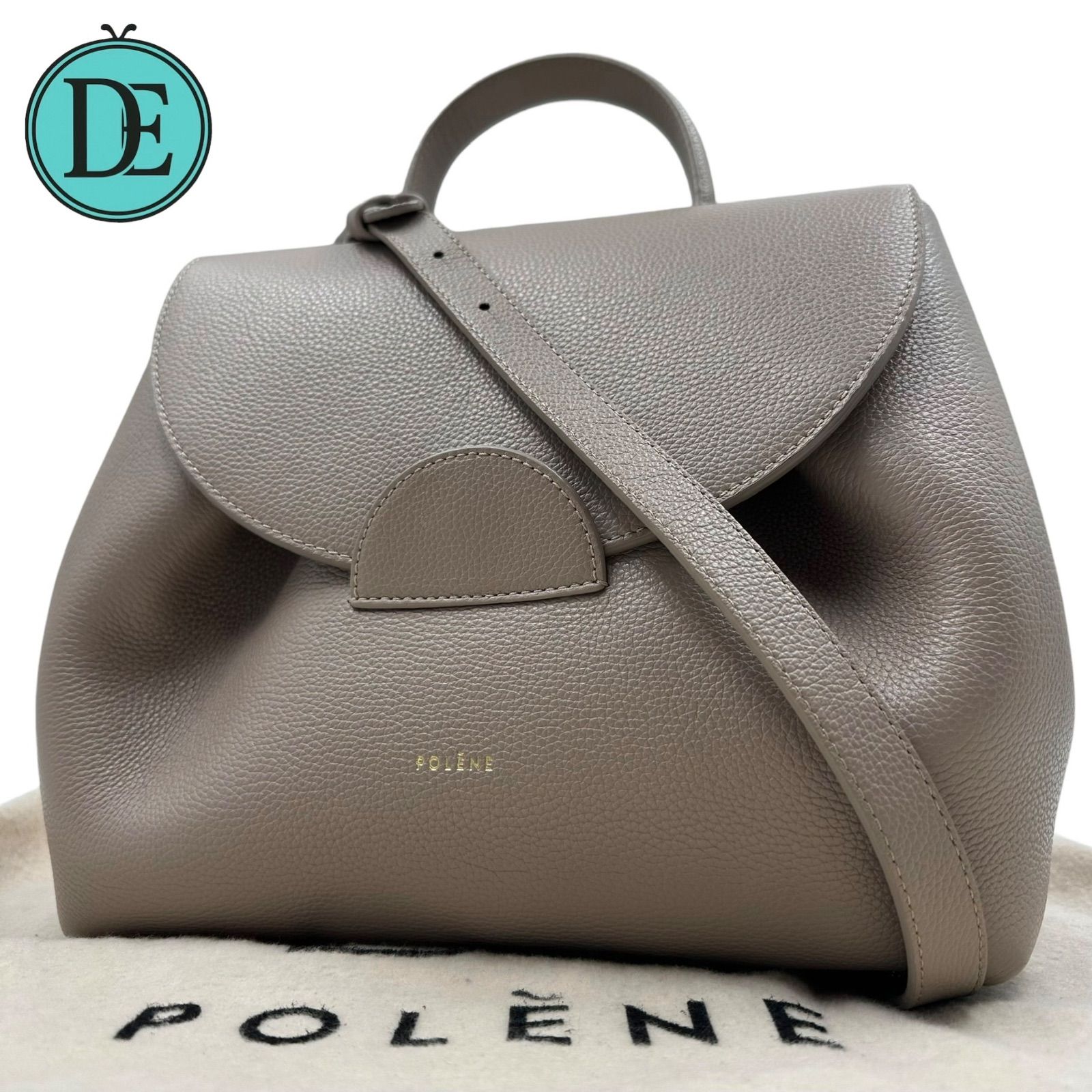 良品✨ POLENE Polène ポレーヌ ハンドバッグ ショルダーバッグ 2way 