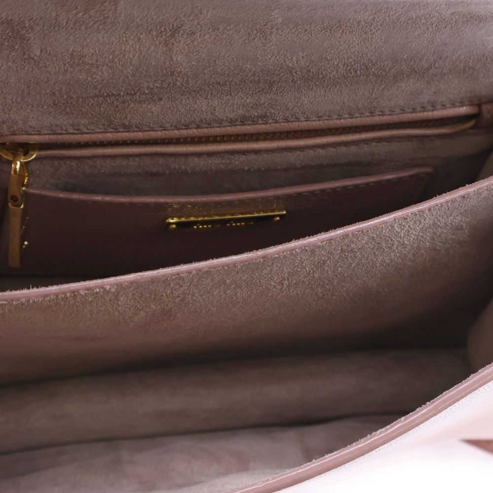miumiu ミュウミュウ マドラス ショルダーバッグ ミニバッグ ピンク レザー 5BH609 ゴールド金具 MIU MIU - MIUMIU（ミュウミュウ）マドラス ショルダーバッグ ピンク