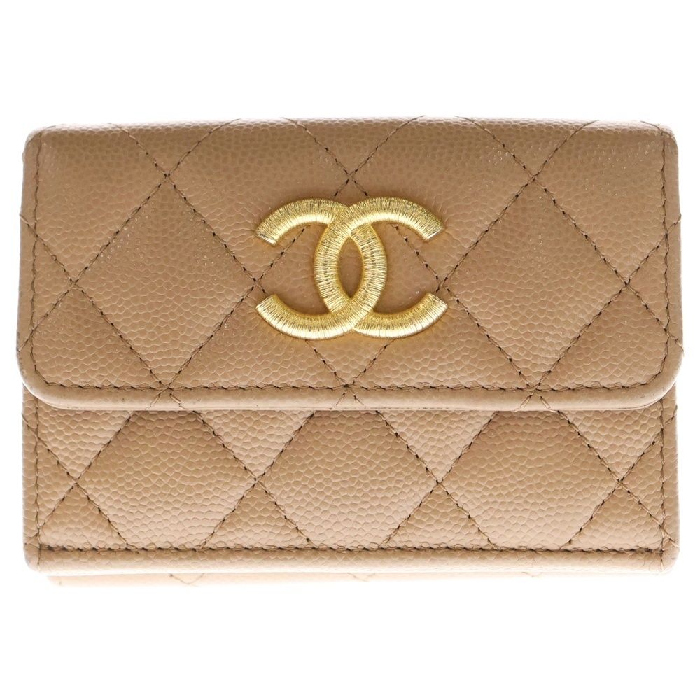 CHANEL (シャネル) マトラッセ スモールフラップウォレット 三 CHANEL (シャネル) マトラッセ スモールフラップウォレット 三