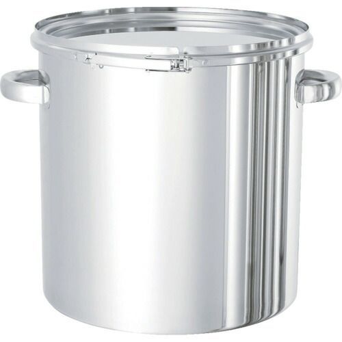 日東　ステンレスタンク　ストレートレバーバンド式密閉タンク（フタ付）　２０Ｌ