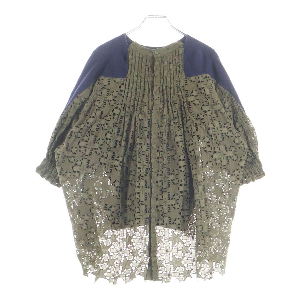 sacai 半袖ニット sacai 半袖 ニット シャツ ドッキング トップス