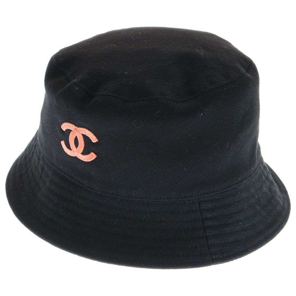 CHANEL (シャネル) ココマーク リバーシブル バケットハット 帽子 