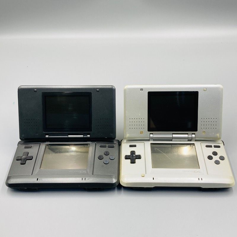ジャンク品】【2台セット】初代 ニンテンドーDS本体 NTR-001 プラチナ