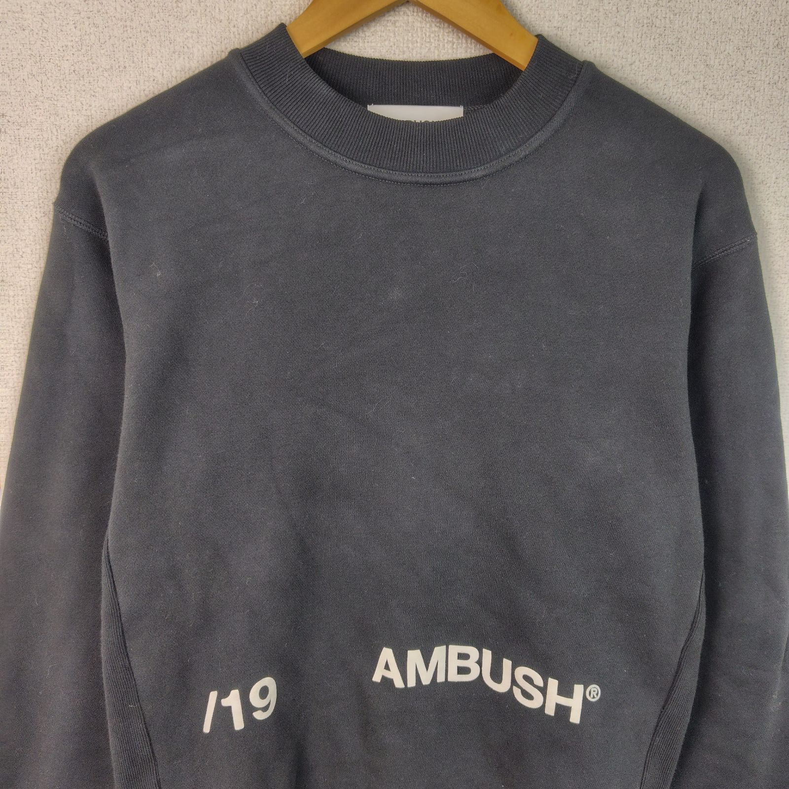 AMBUSH アンブッシュ スウェット ロゴプリント ブラック 1サイズ 
