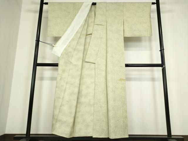 平和屋着物▽上質な紬 　単衣　霞文 　正絹　逸品　未使用　DAAV5611az 平和屋着物▽上質な紬 単衣 舞花文 正絹 逸品 DABE4431azの通販 by