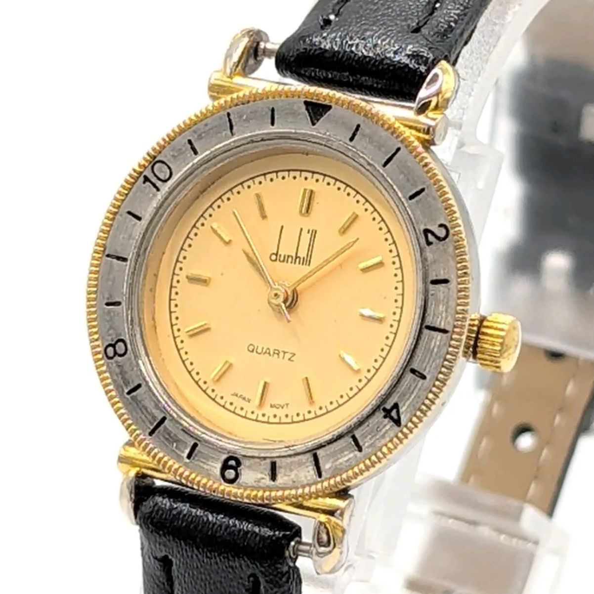 Dunhill MIRENIUM Watch Quatz Ladies Gold dial Round Y2K 00S 