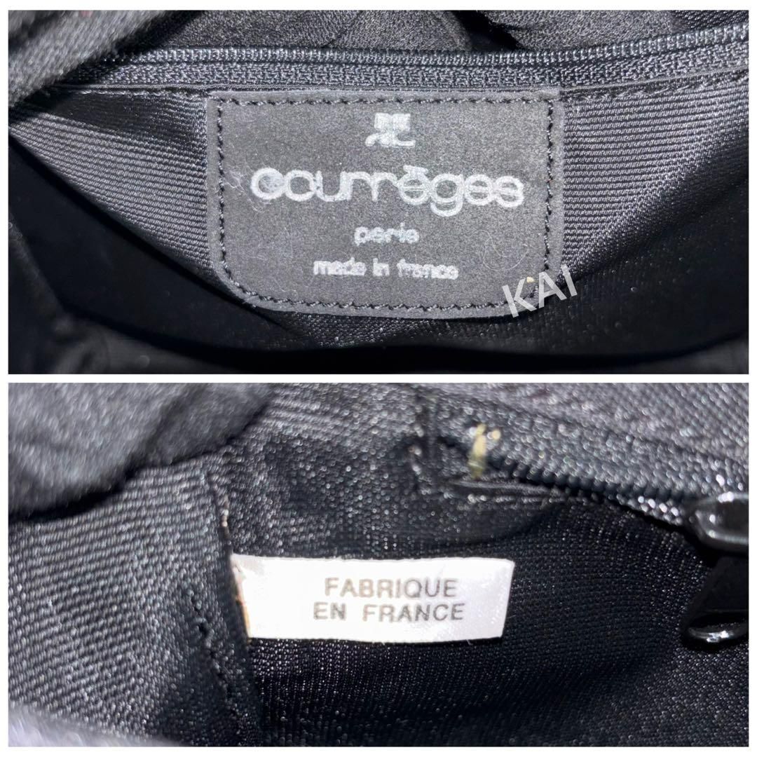 クレージュ Courreges ハンドバッグ Y2K ワンハンドル クリアハンドル