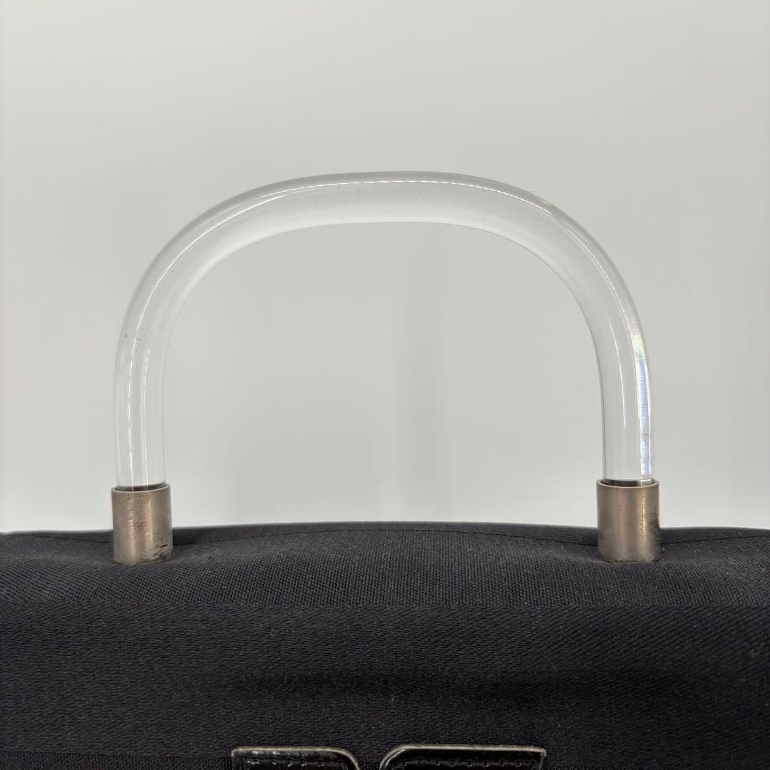 クレージュ Courreges ハンドバッグ Y2K ワンハンドル クリアハンドル