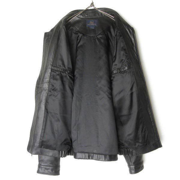 Brooks Brothers ラム レザー ジャケット 黒 L ブルックスブラザーズ