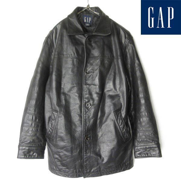 OLD GAP ブラック レザージャケット M