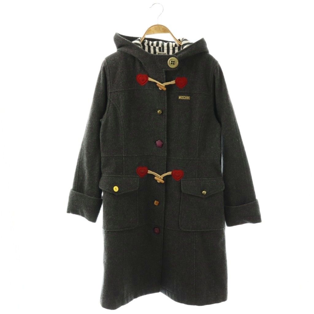 お得，大人気】 モスキーノ MOSCHINO JUNIOR ハート ウール ダッフル 