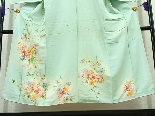 平和屋着物●訪問着　駒刺繍　枝花文　金彩　ロング丈　正絹　逸品　AABH8245ph 楽天市場】平和屋着物○訪問着 駒刺繍 霞藤花文 暈し染め 金彩 正絹
