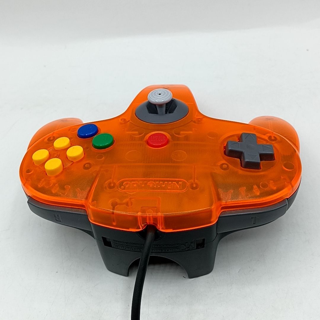 中古動作品】ニンテンドー64 純正 コントローラーブロス Bros クリア