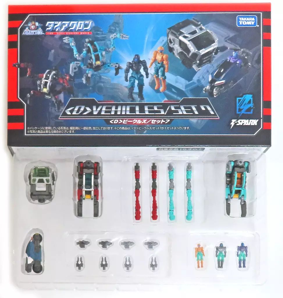 中古】おもちゃ ＜D＞ビークルズ/セット7 「ダイアクロン」 タカラ