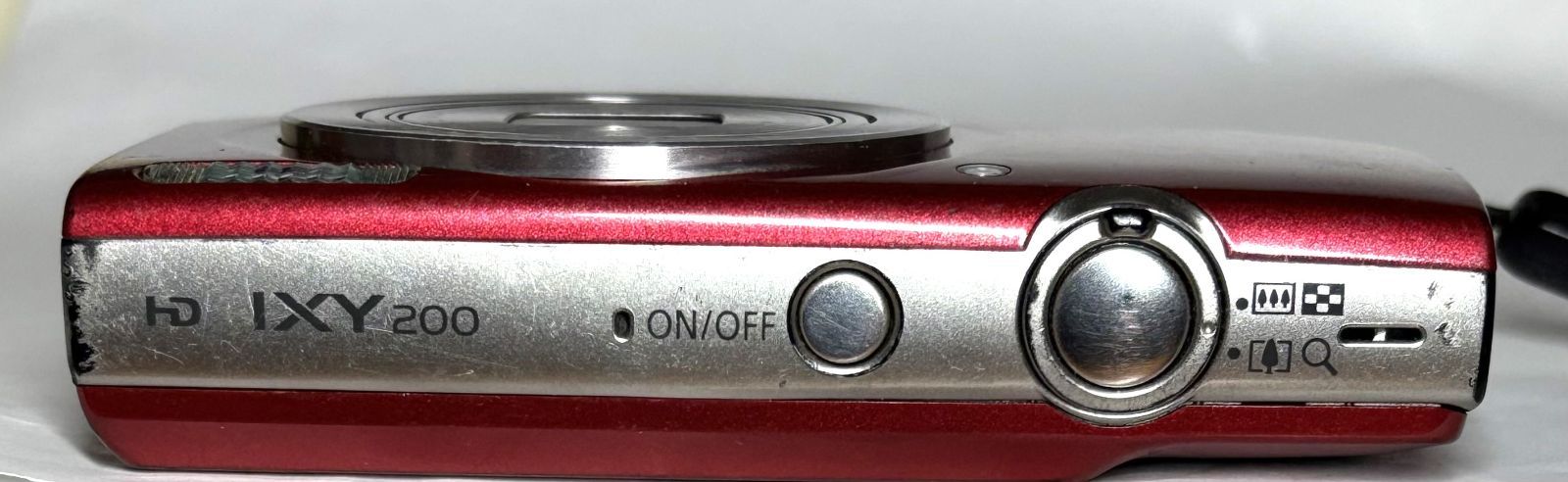 Canon IXY200 PC2333 HD 20MP 8x デジタルカメラ Red 基本動作確認済み