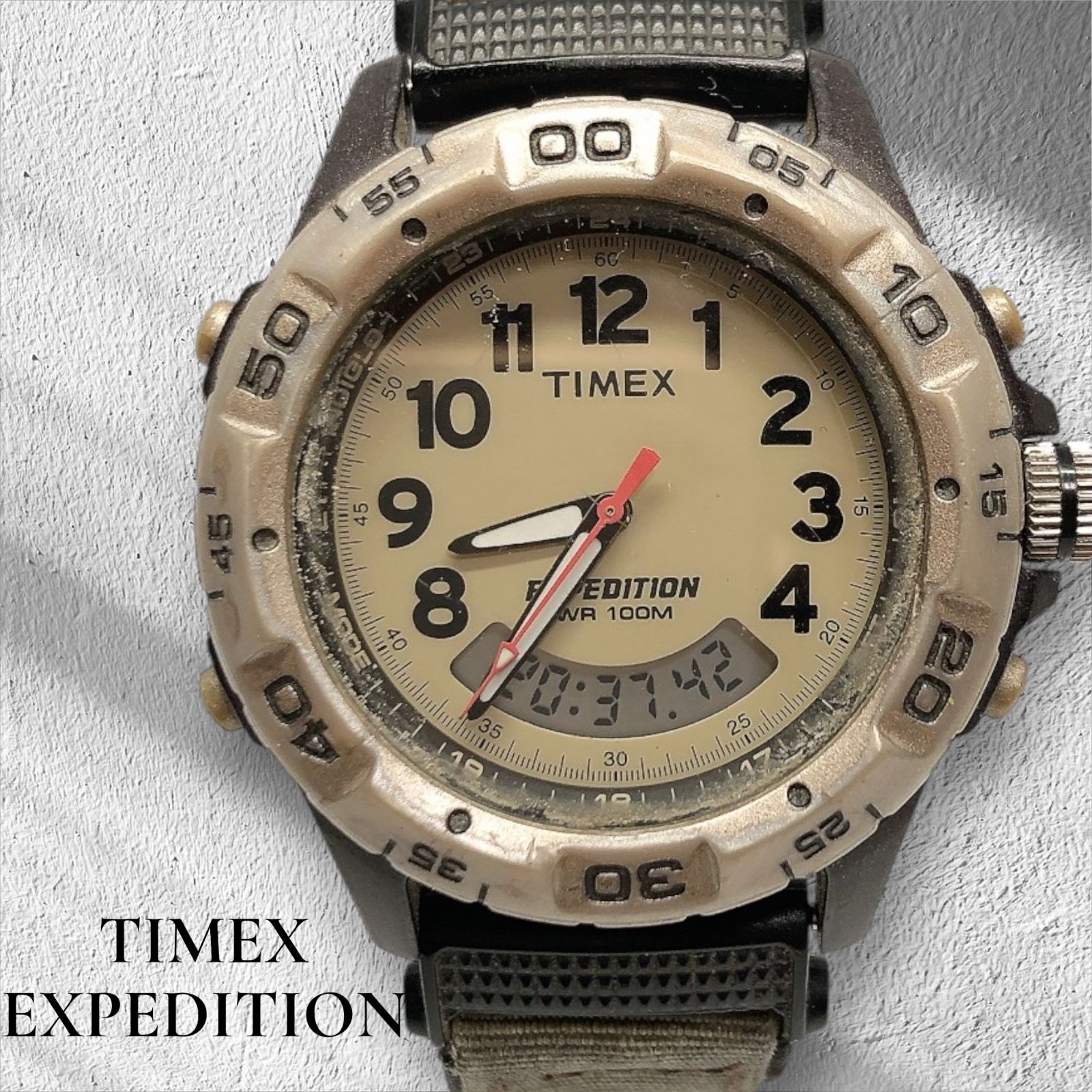 TIMEX エクスペディション EXPEDITION 【新品電池交換済】アナデジ