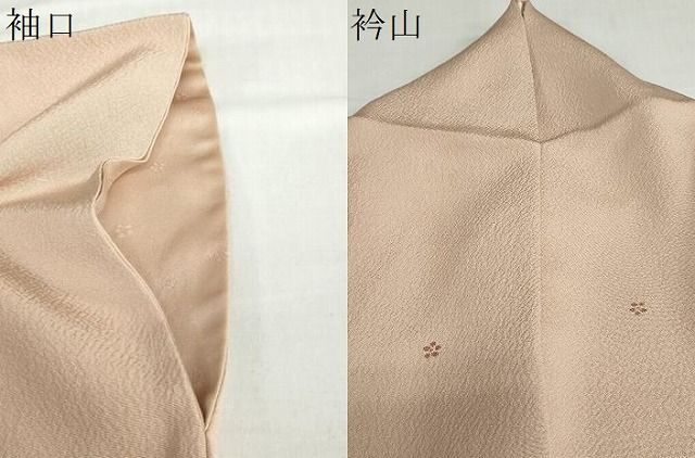 平和屋着物●本加賀友禅作家　柿本市郎監修　小紋　舞花文　小田急百貨店扱い　正絹　逸品　DABC2435ud 平和屋着物○本加賀友禅作家 柿本市郎監修 小紋 舞花文 小田急百貨店