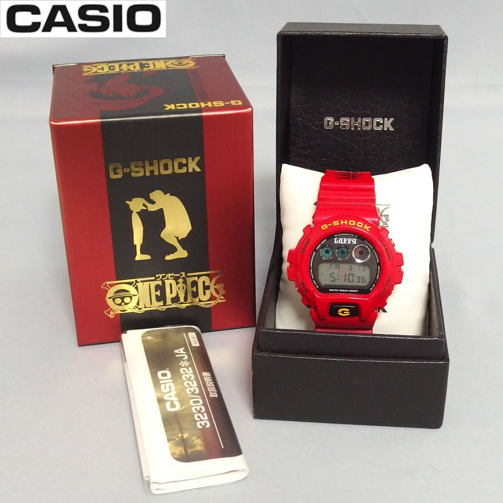 美品☆CASIO G-SHOCK×ONE PIECE モンキー・D・ルフィ モデル コラボ 