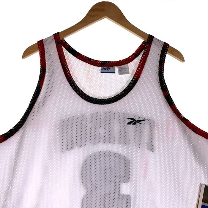 REEBOK リーボック Allen Iverson アレン アイバーソン タンクトップ ホワイト MB844650 Size L REEBOK リーボック Allen Iverson アレン アイバーソン タンクトップ