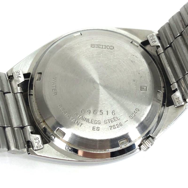 美品】SEIKO セイコー／セイコー5 7S26-3040／自動巻き／ステンレス