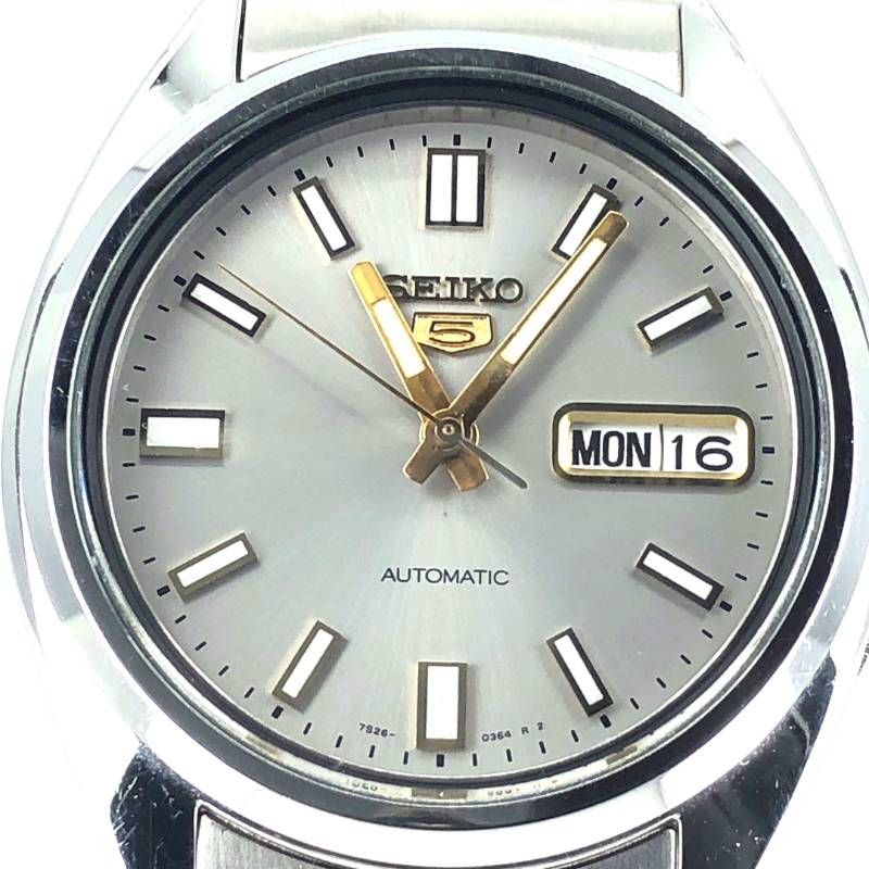 90s　超美品　SEIKO セイコー5　 7S26-3040 自動巻き　ブルー 美品】SEIKO セイコー／セイコー5 7S26-3040／自動巻き／ステンレス