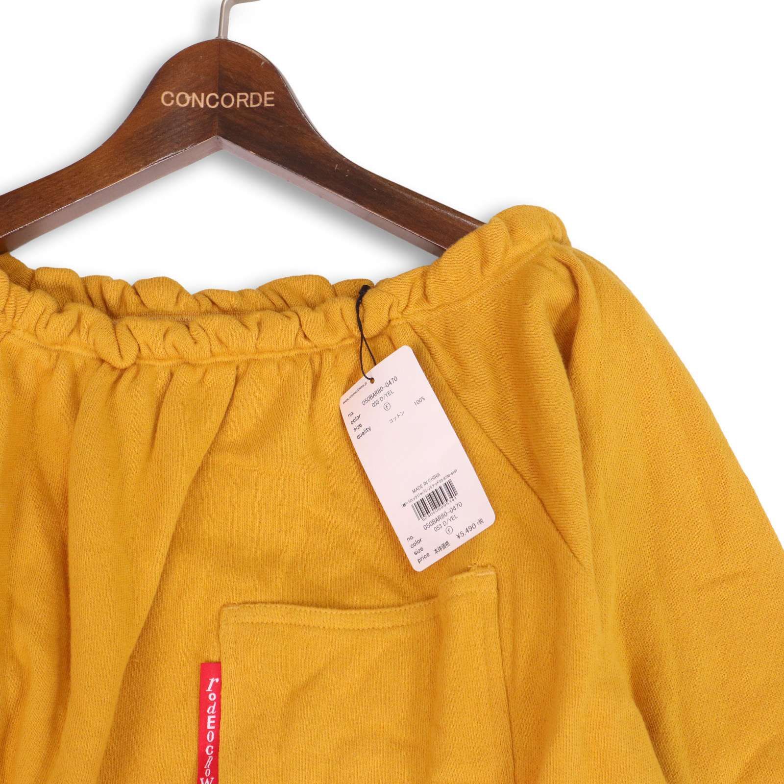 新品 未使用】 Rodeo Crowns ロデオクラウンズ 通年☆ オフショルダー 