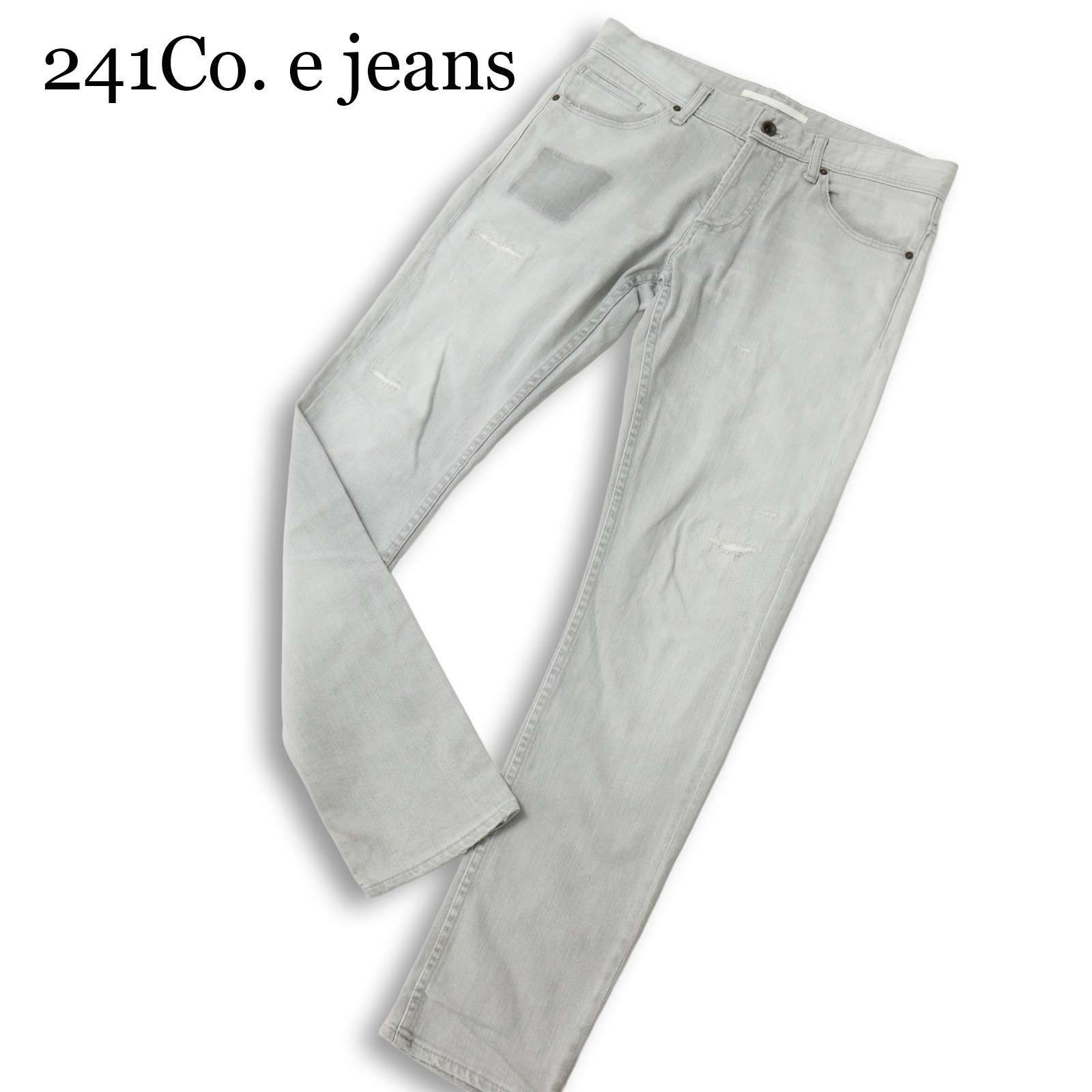 241Co. e jeans ニイヨンイチ イージーンズ ダメージ&リペア加工 