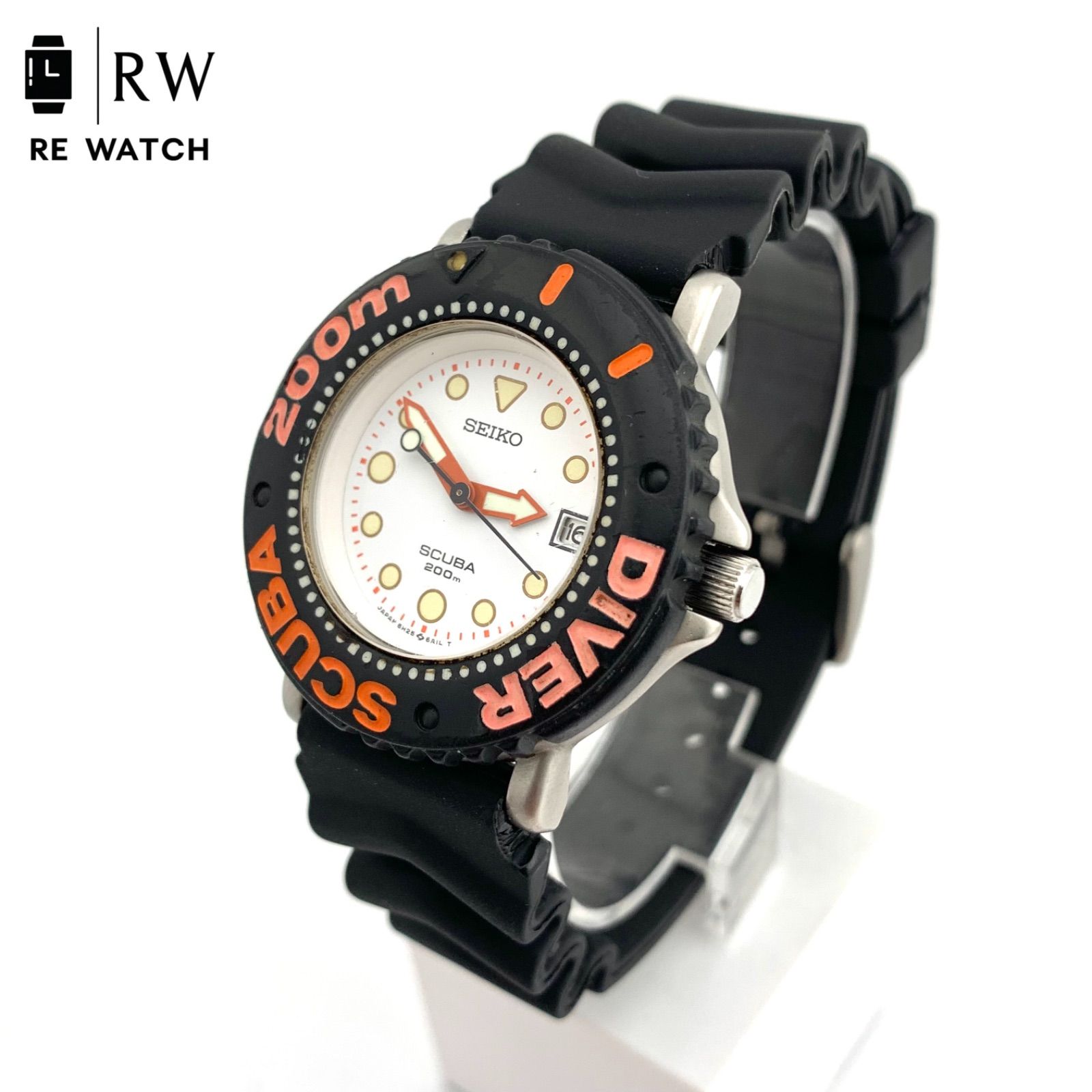 SEIKO 腕時計 電池交換済み ダイバー 200m 5H25-6A1C 【公式通販】