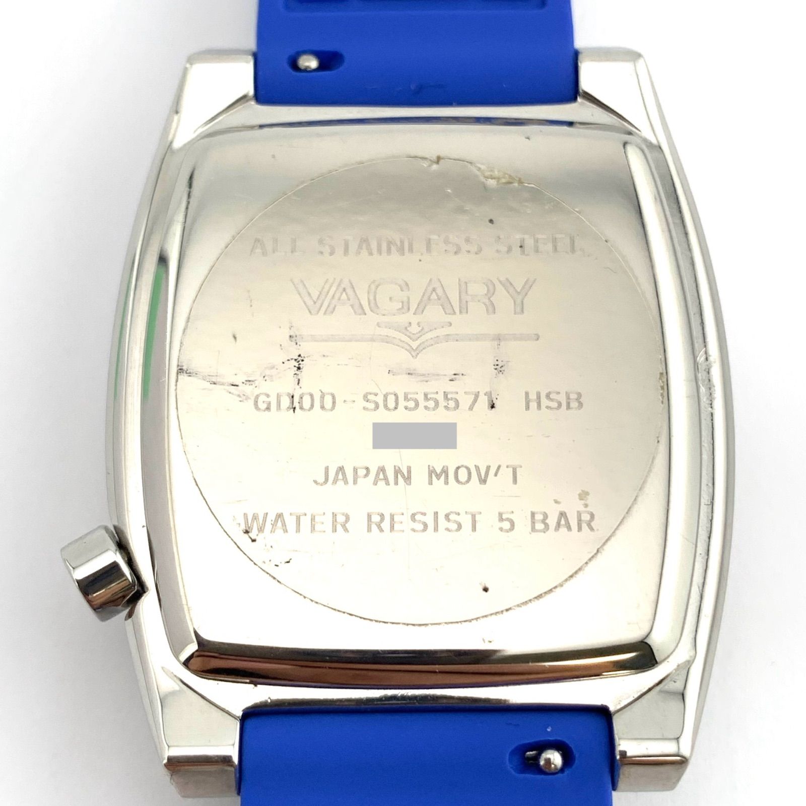 中古】VAGARY GD00-S055571 クォーツ腕時計 グレー/ブルー - メルカリ