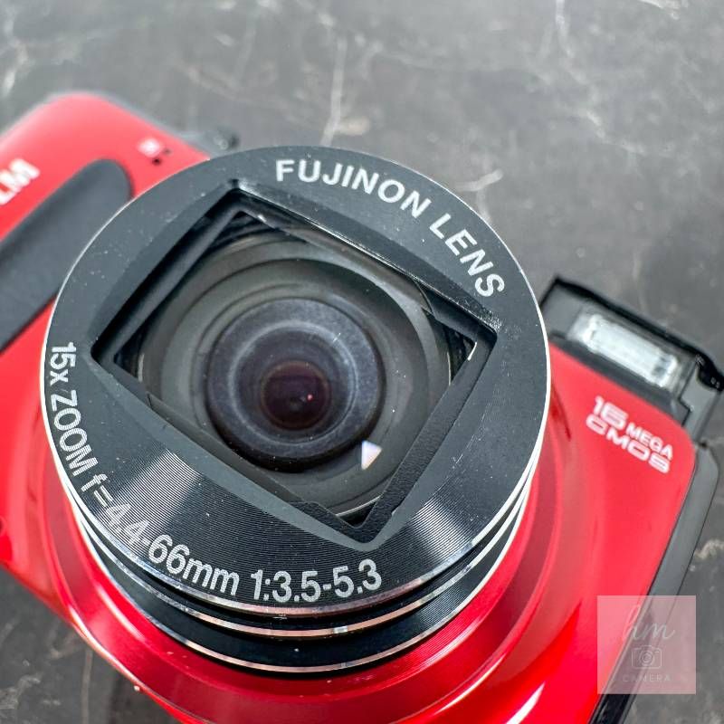 FUJIFILM FinePix F550EXR レッド コンパクトデジタルカメラ 1600万