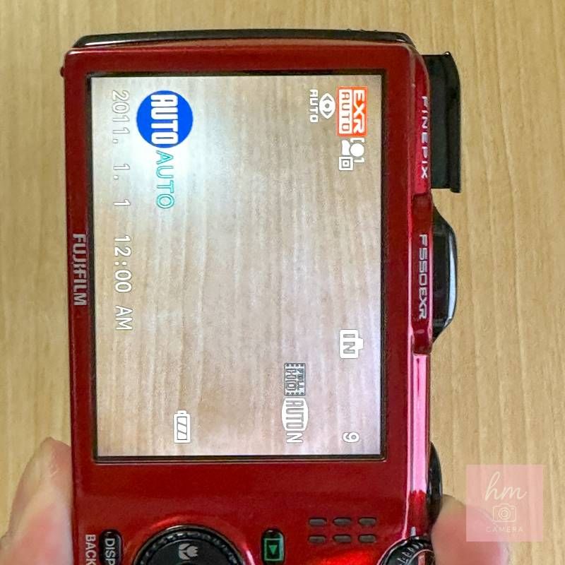 FUJIFILM FinePix F550EXR レッド コンパクトデジタルカメラ 1600万