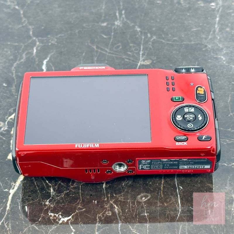 FUJIFILM FinePix F550EXR レッド コンパクトデジタルカメラ 1600万