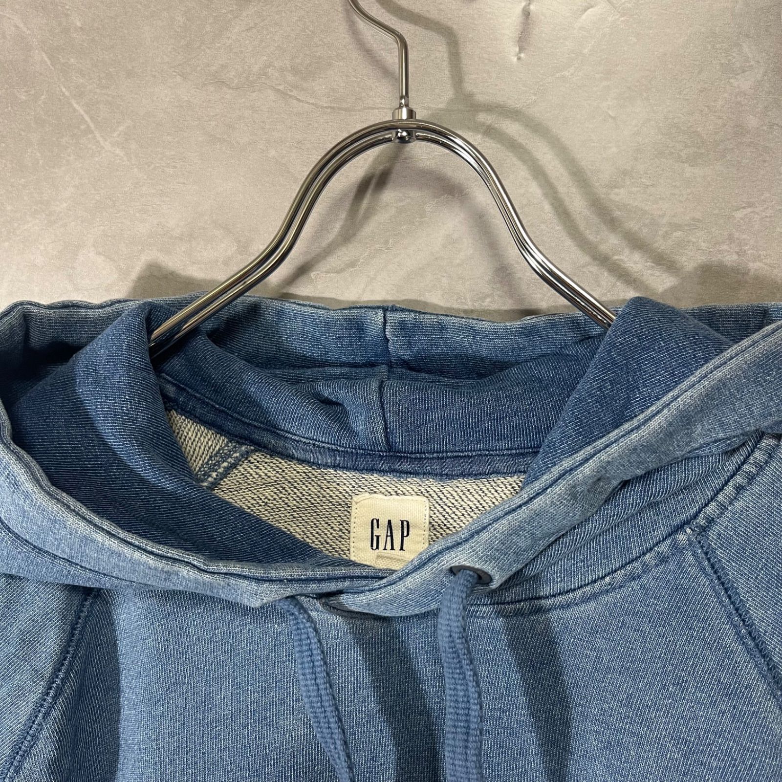 GAP ギャップ y2k 00s OLD オールド インディゴブルー デニム パーカー 