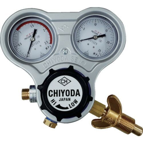 千代田　酸素用調整器スタウト（関西式）乾式安全器内蔵型