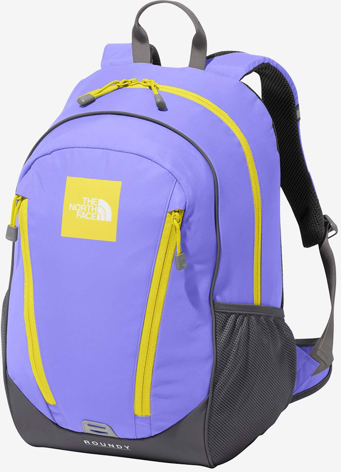 ザ・ノース・フェイス THE NORTH FACE アウトドア ラウンディ ジュニア 子ども キッズ リュック バックパック かばん タブレット収納 キャンプ 旅行 お出かけ レジャー ハイキング メッシュポケット NMJ72358 OV OPバイオ