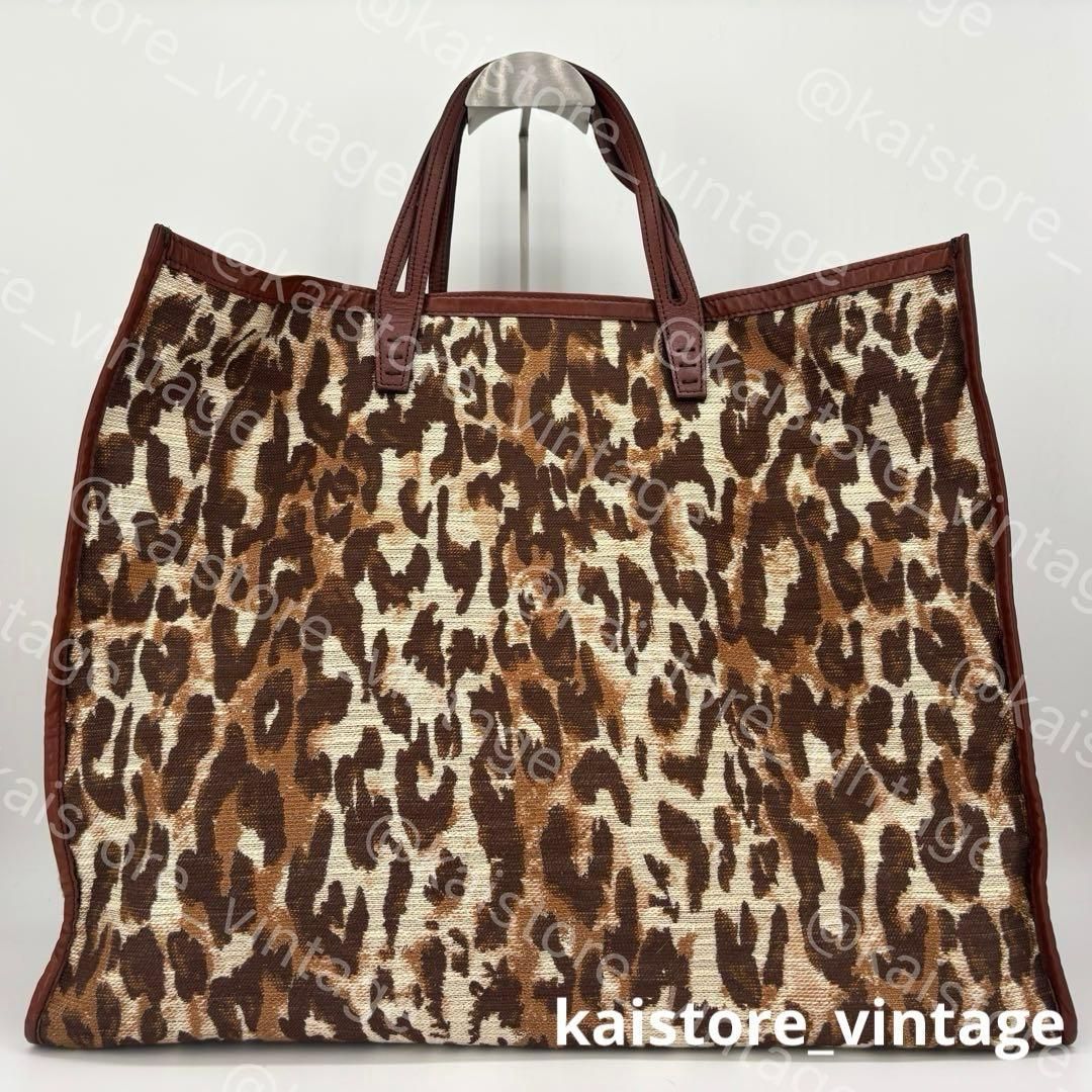 アヴァケーション A VACATION トートバッグ ビッグトート TANK タンク レオパード ヒョウ柄 大容量 / A Vacation Tote Bag Big Tote Tank Leopard Print Large Capacity