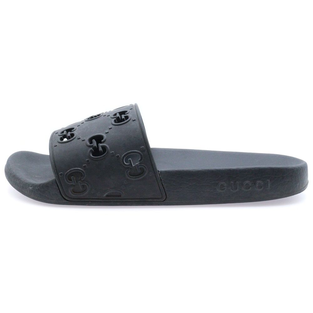 GUCCI (グッチ) GG ラバー スライド フラット シャワーサンダル