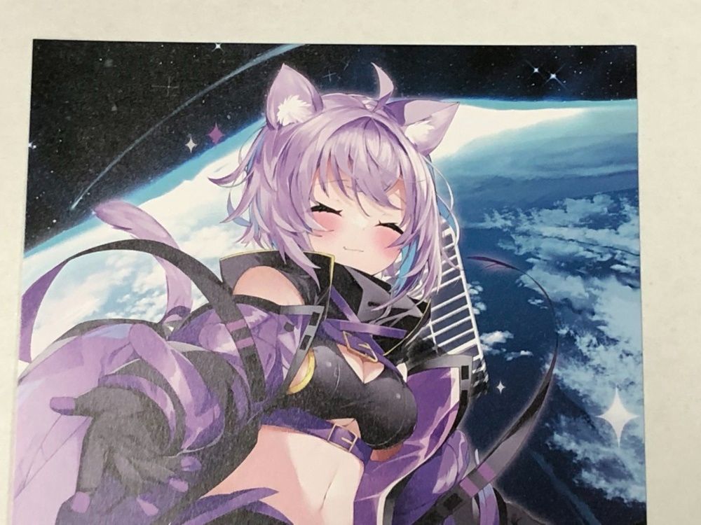 27.【開封】猫又おかゆ 誕生日記念 2022 直筆サイン入り ポストカード
