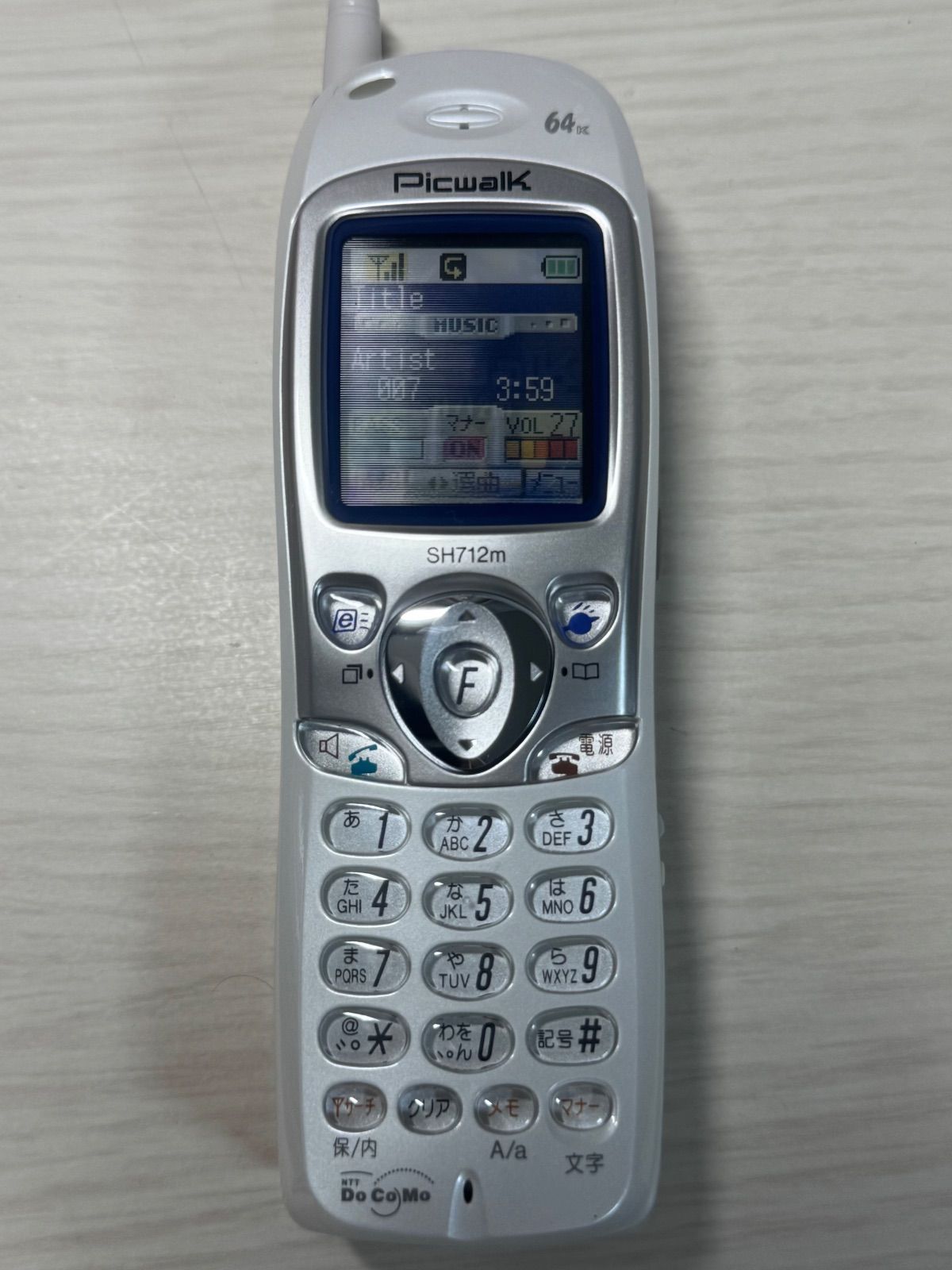 モックアップ NTT DOCOMO Picwalk SH712m K339